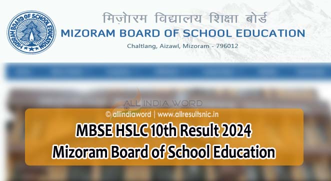 Mizoram Board 10th Result 2024
